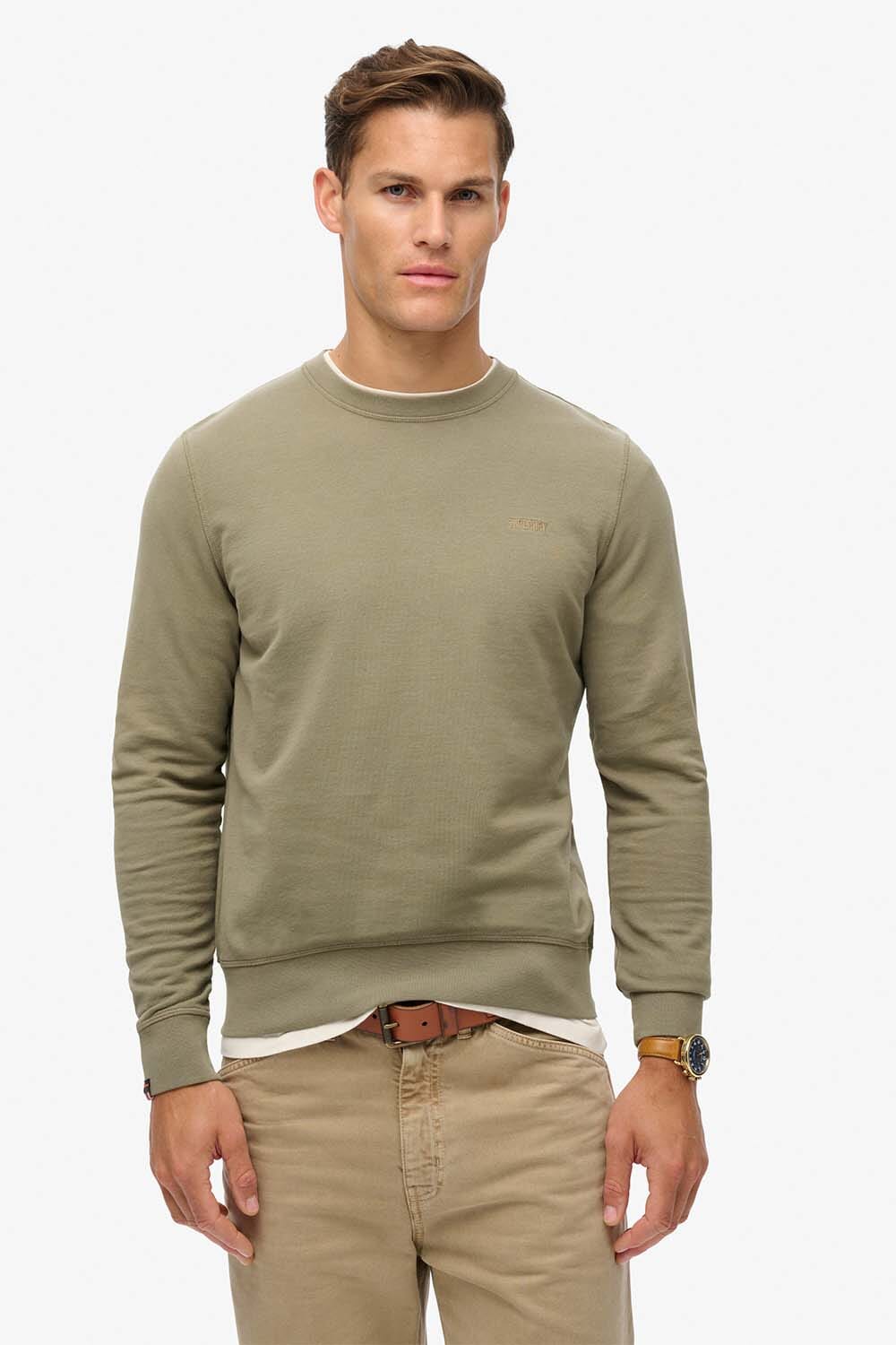 Superdry Sweater Classic Essential Bruin