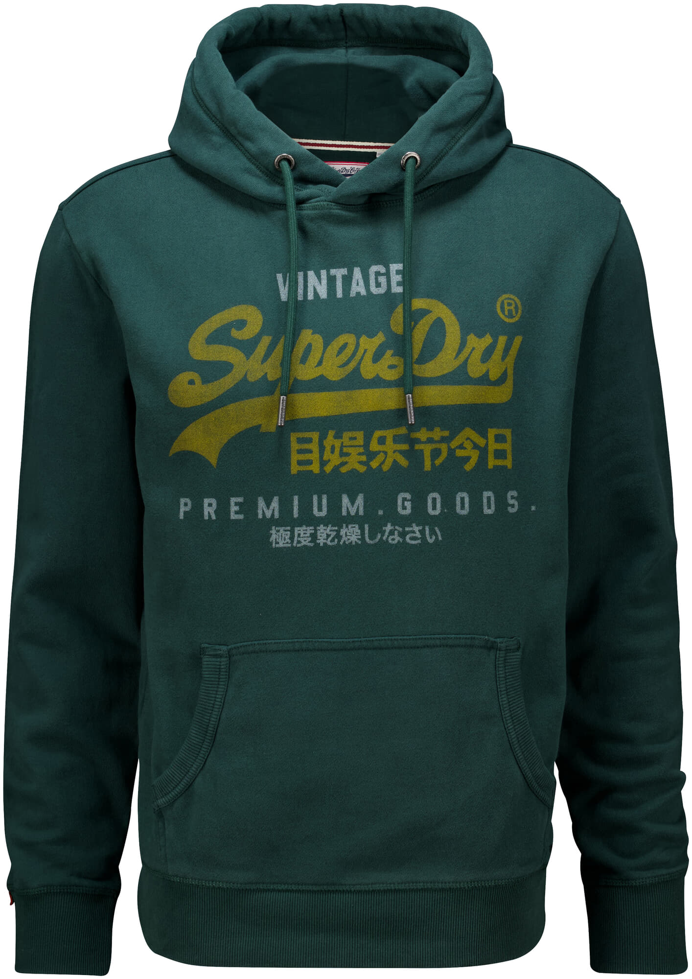 Superdry Hoodie Essential Logo Groen