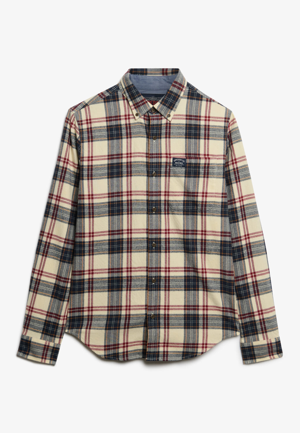 Superdry Overhemd Lumberjack Off White