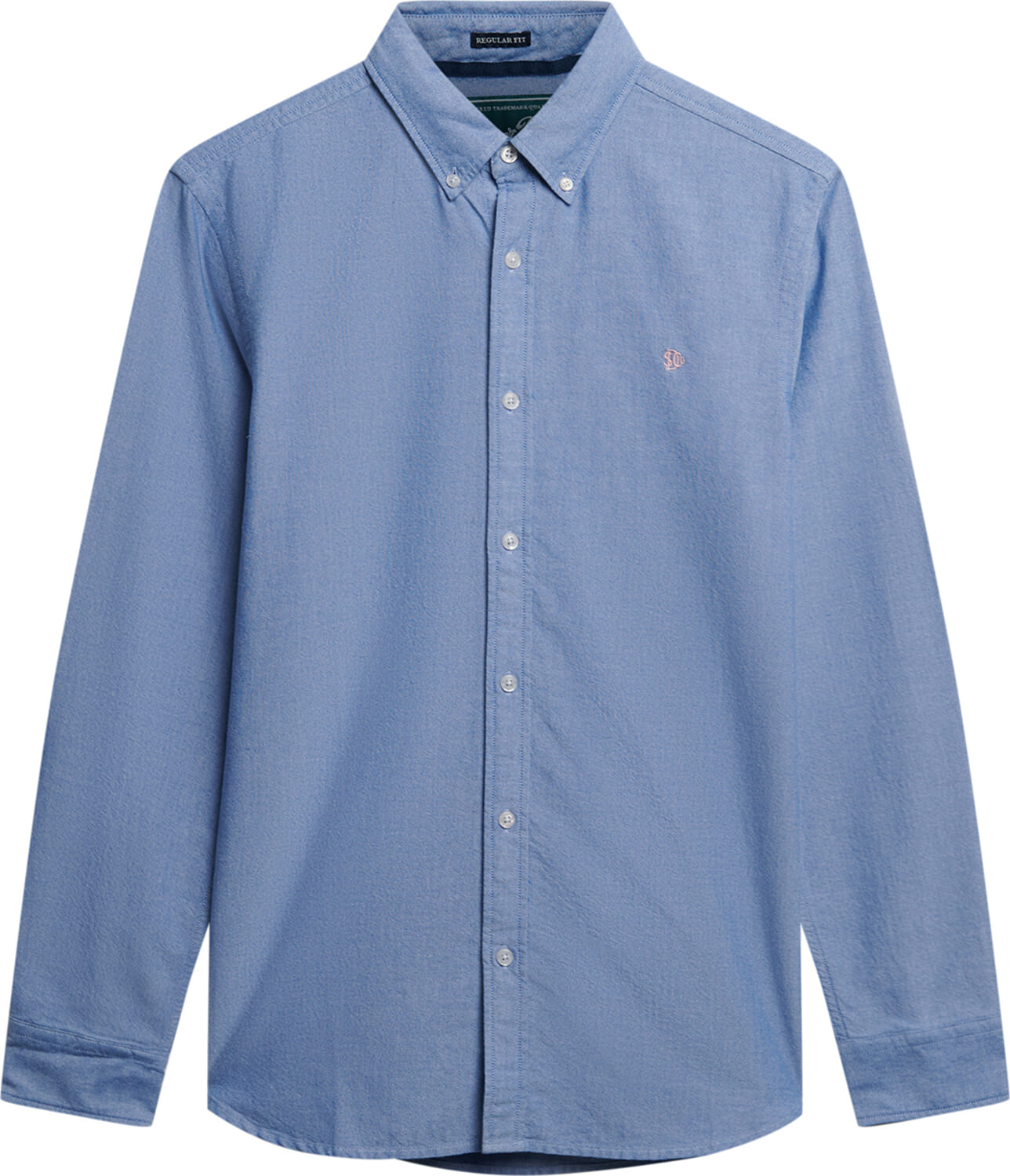 Superdry Overhemd Classic Oxford Blauw