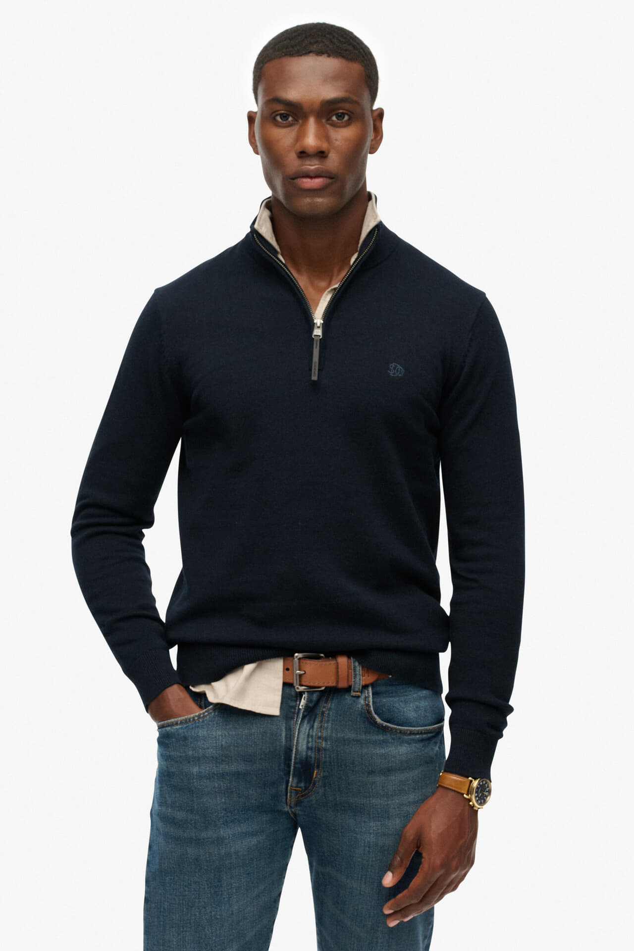 Superdry Trui Essential Navy