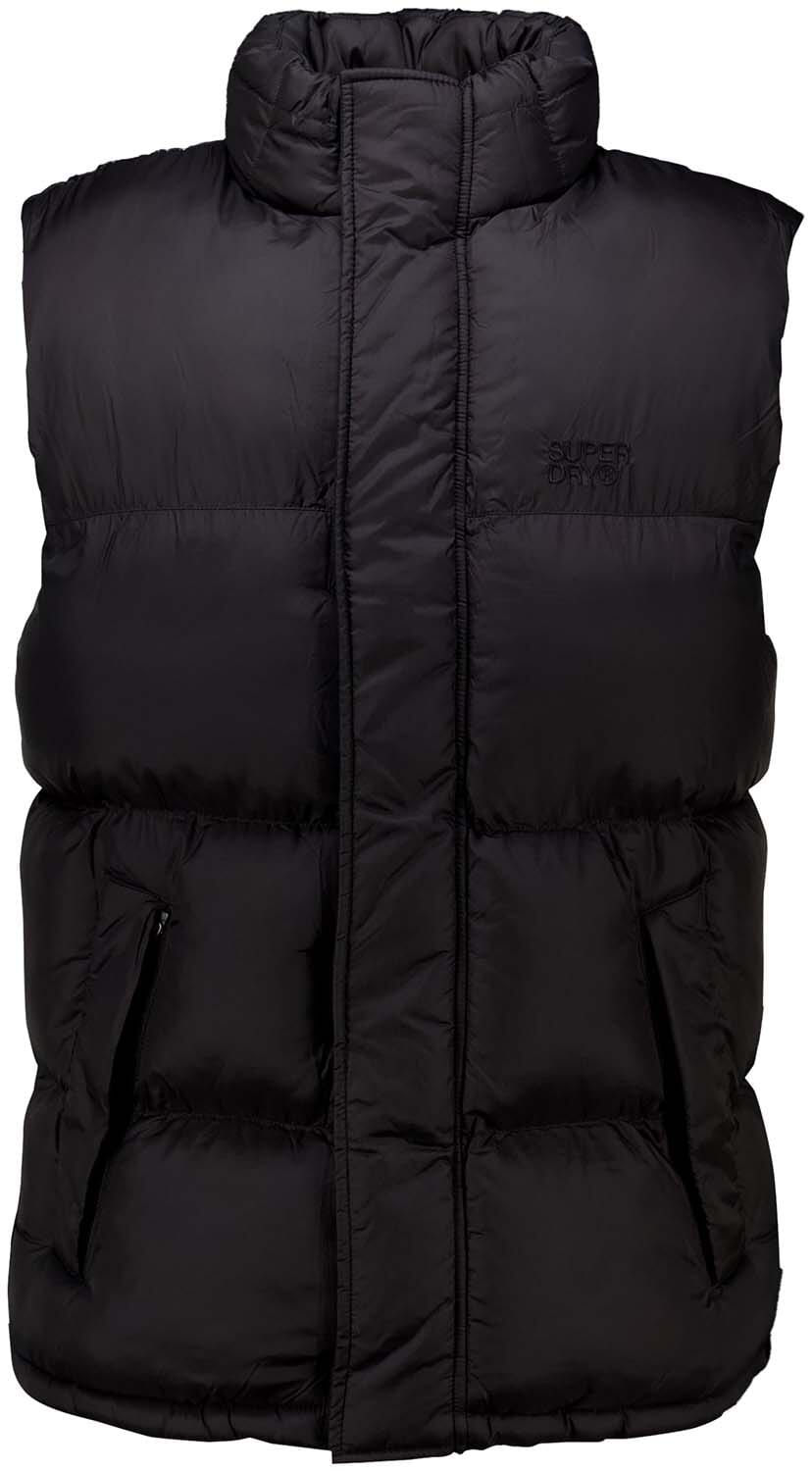Superdry Bodywarmer Tech Padded Zwart