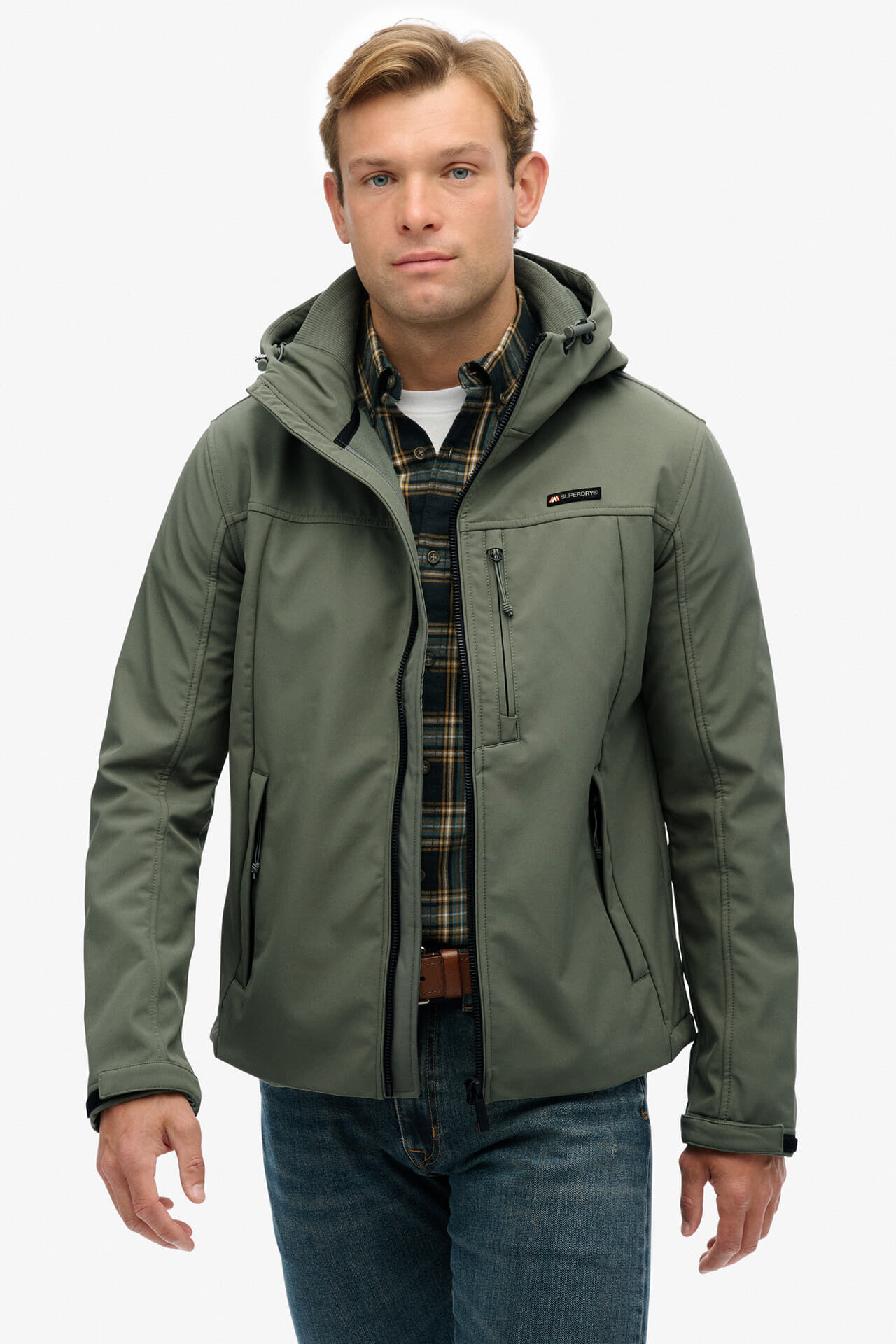 Superdry Softshell Jas Trekker Groen
