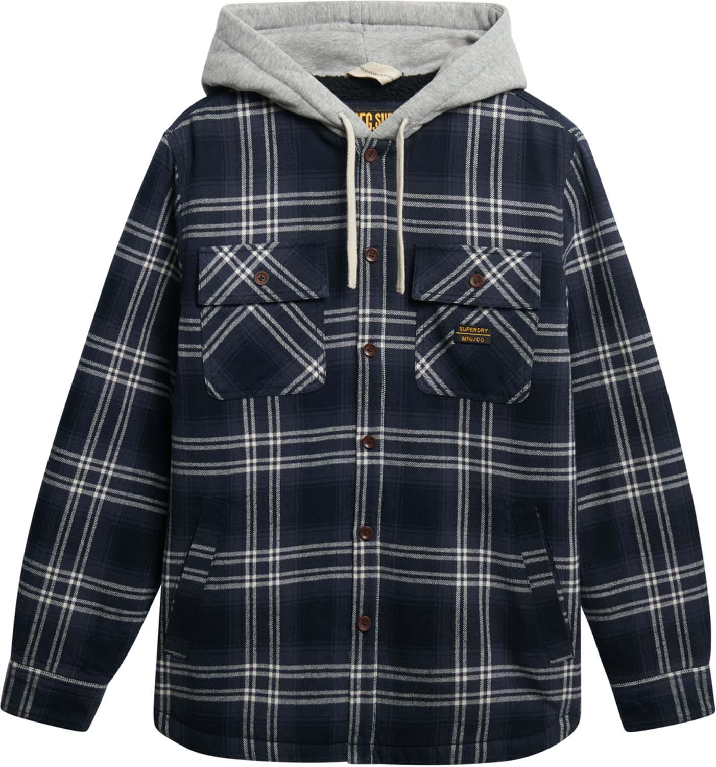 Superdry Overshirt Blauw