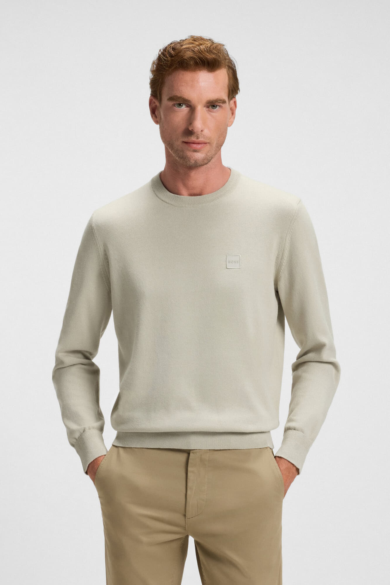 Boss Orange Trui Kanovano Beige