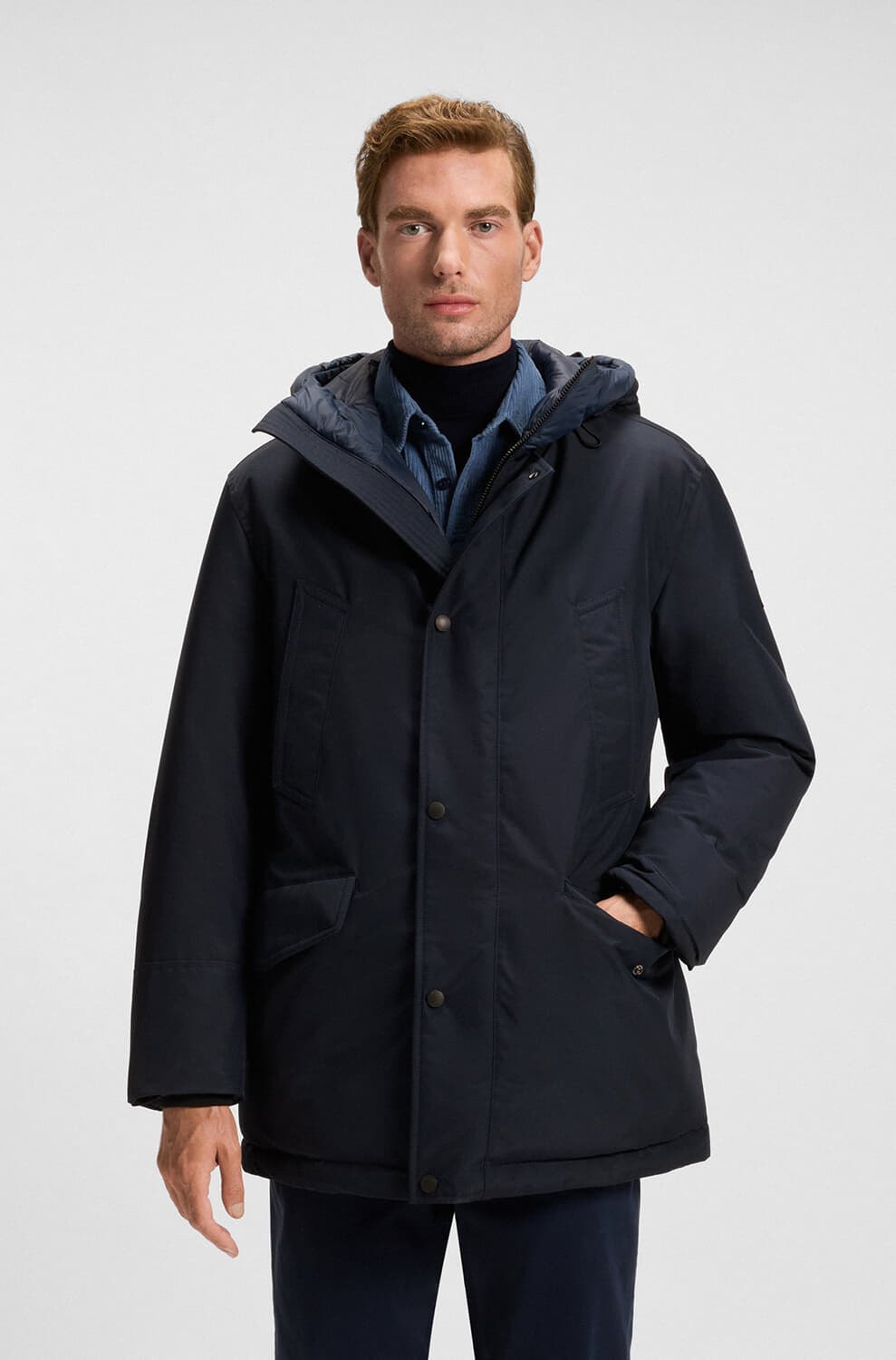 Boss Orange Jas Osiass Blauw
