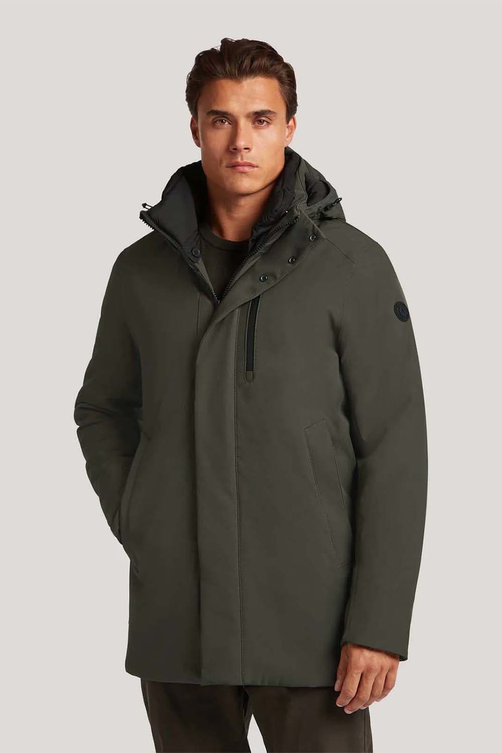 Reset Jas Charleston Lang Waterdicht  Army