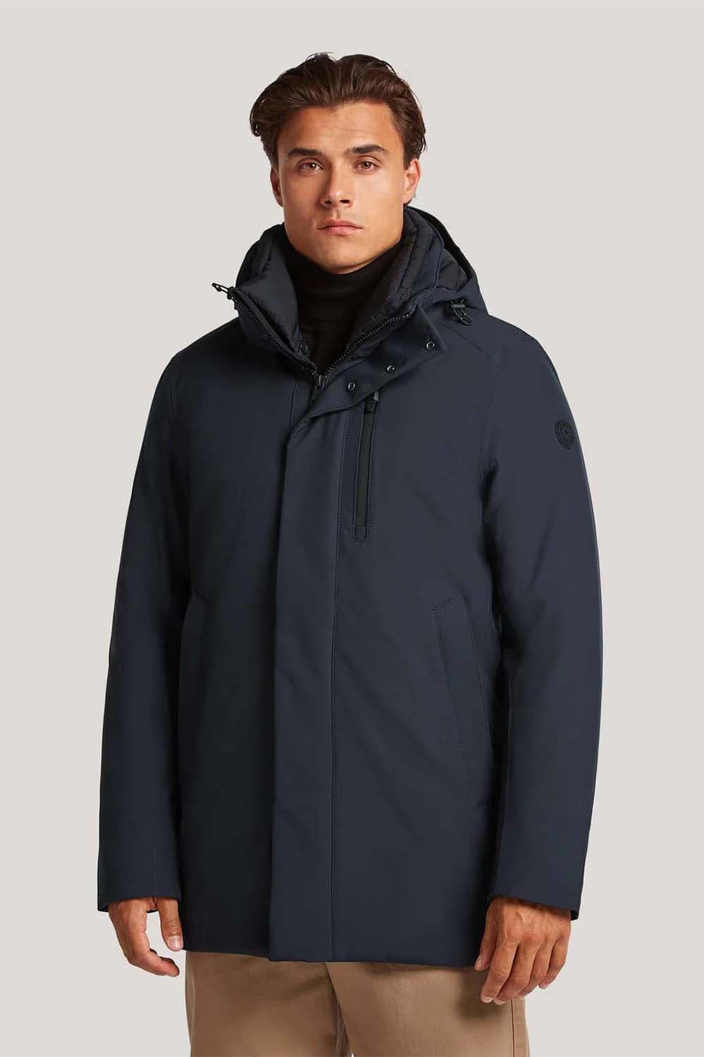 Reset Jas Charleston Lang Waterdicht  Navy