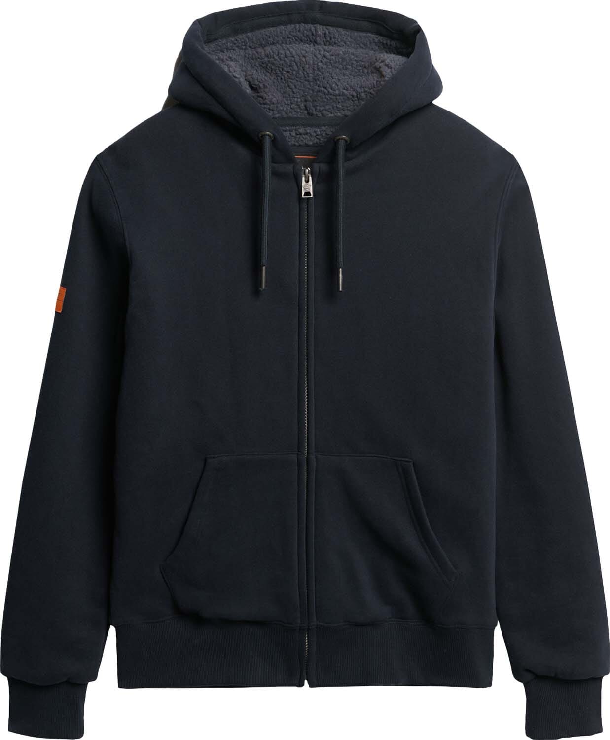 Superdry Sweatvest Borg Lined Blauw