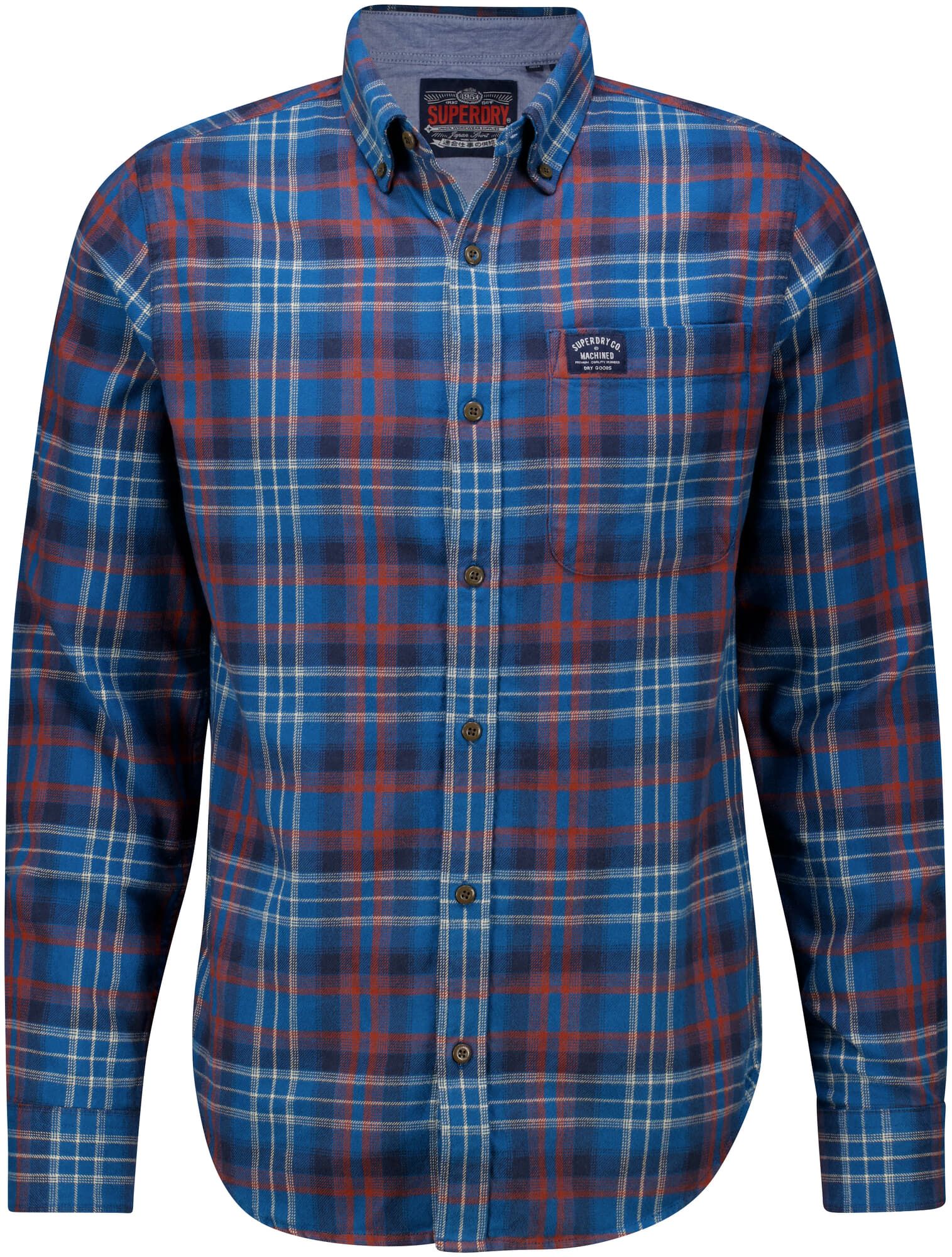 Superdry lumberjack check shirt Blauw