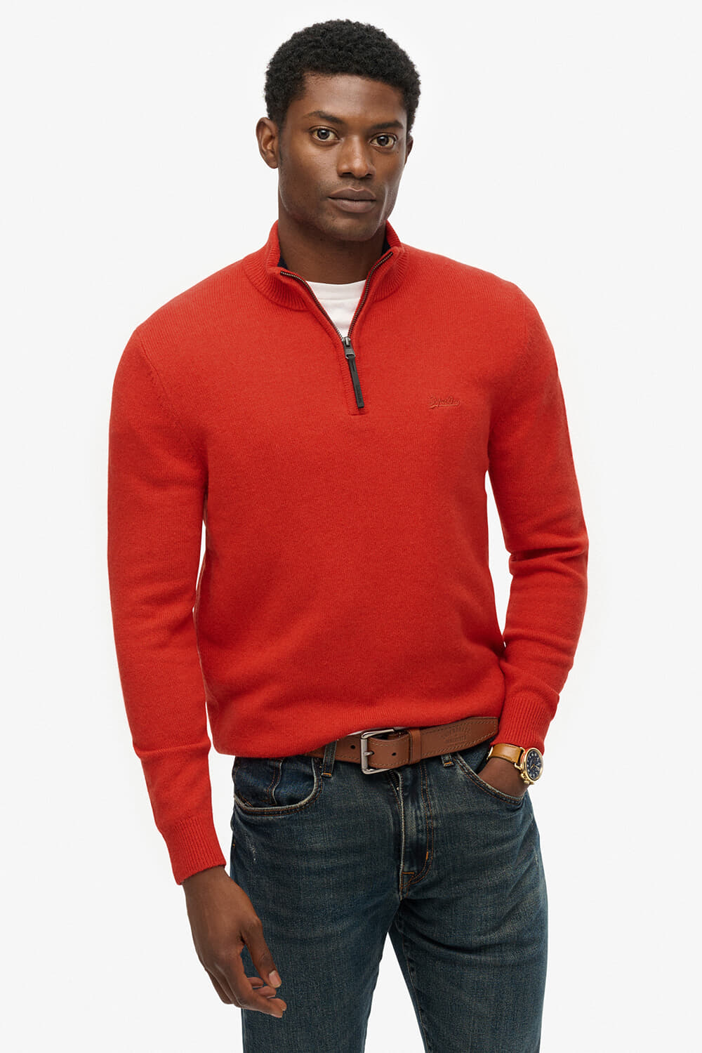 Superdry Trui Wol Oranje