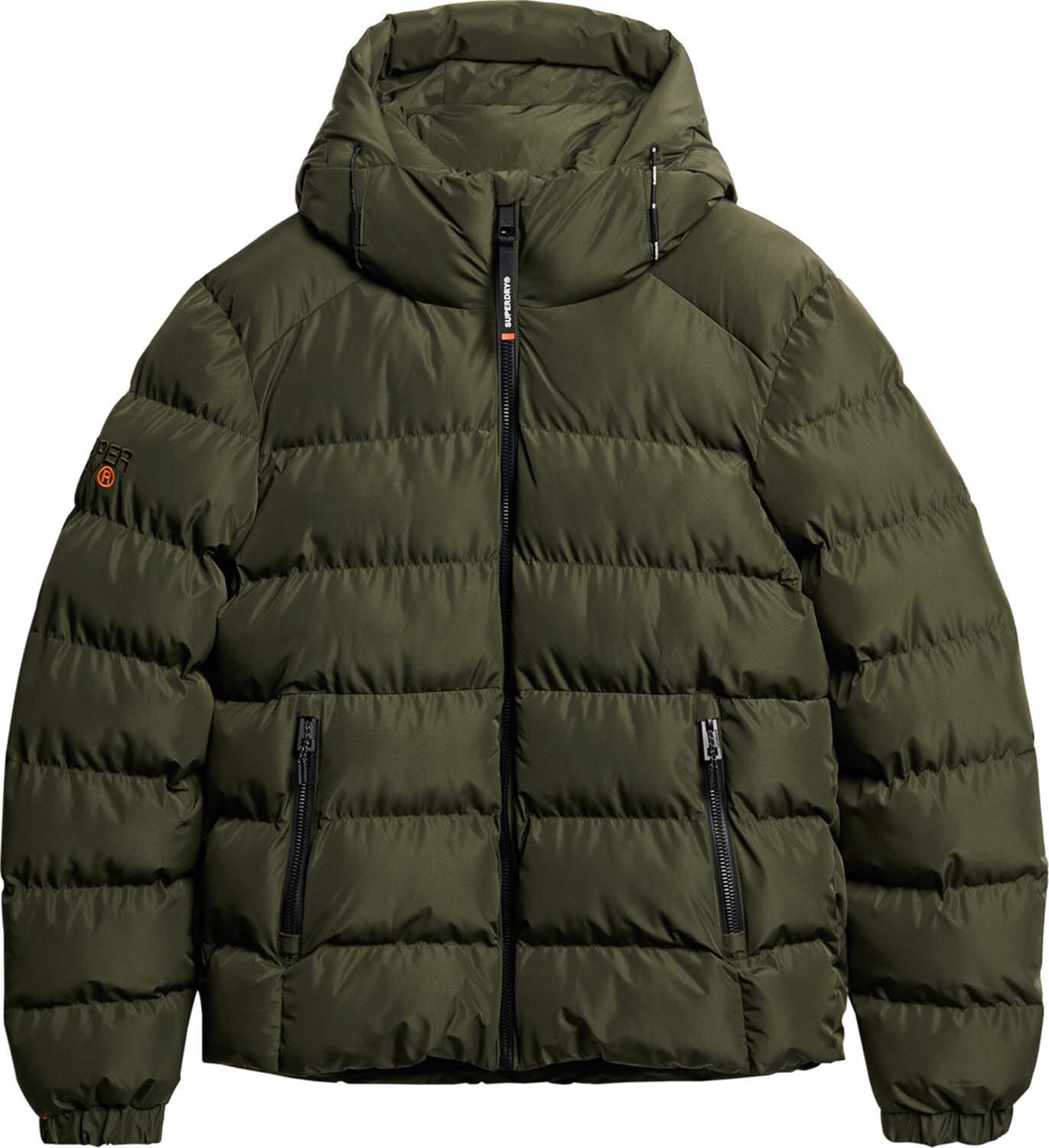 Superdry Puffer Jas Sport  Groen