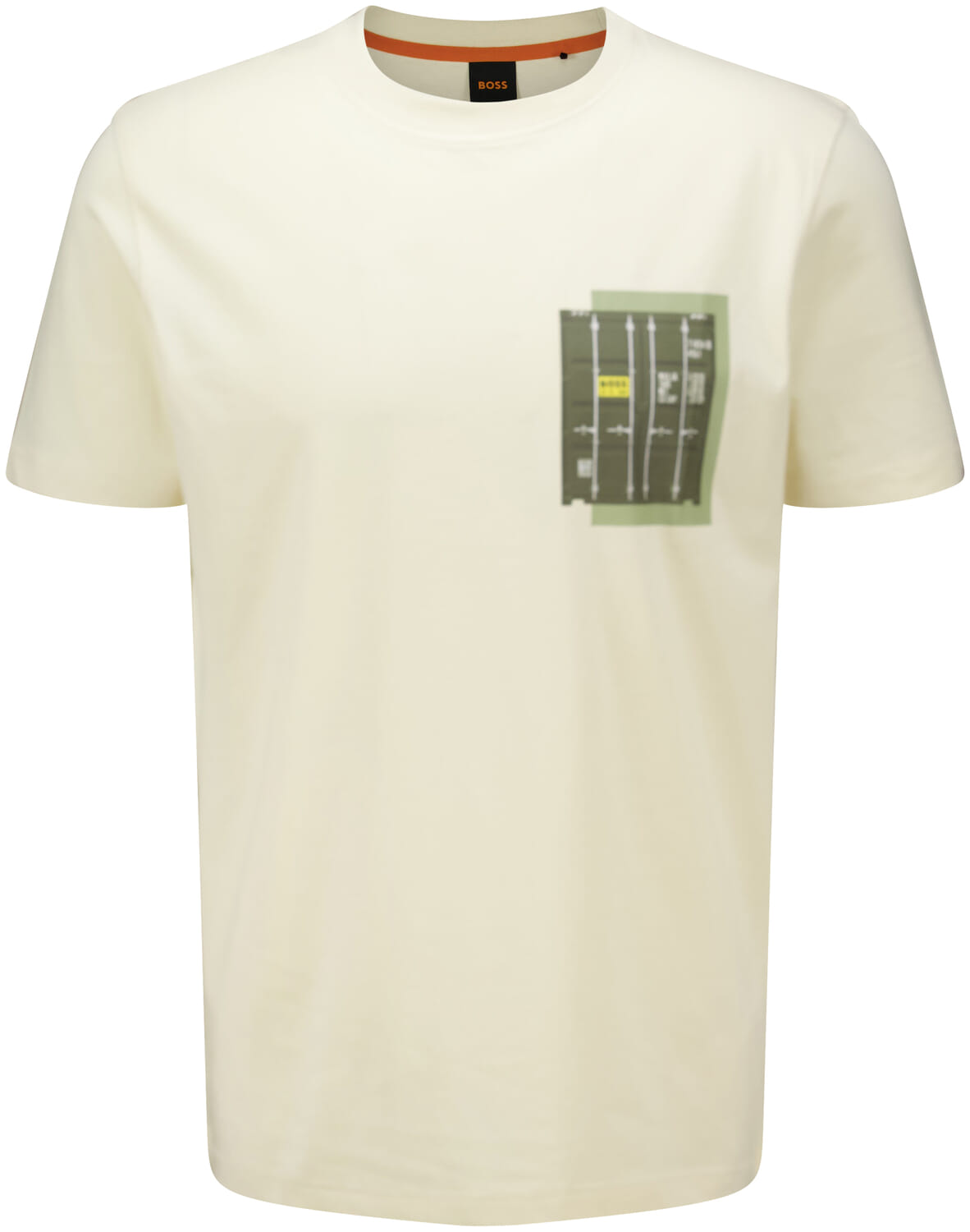 Boss Orange T-shirt Container Geel