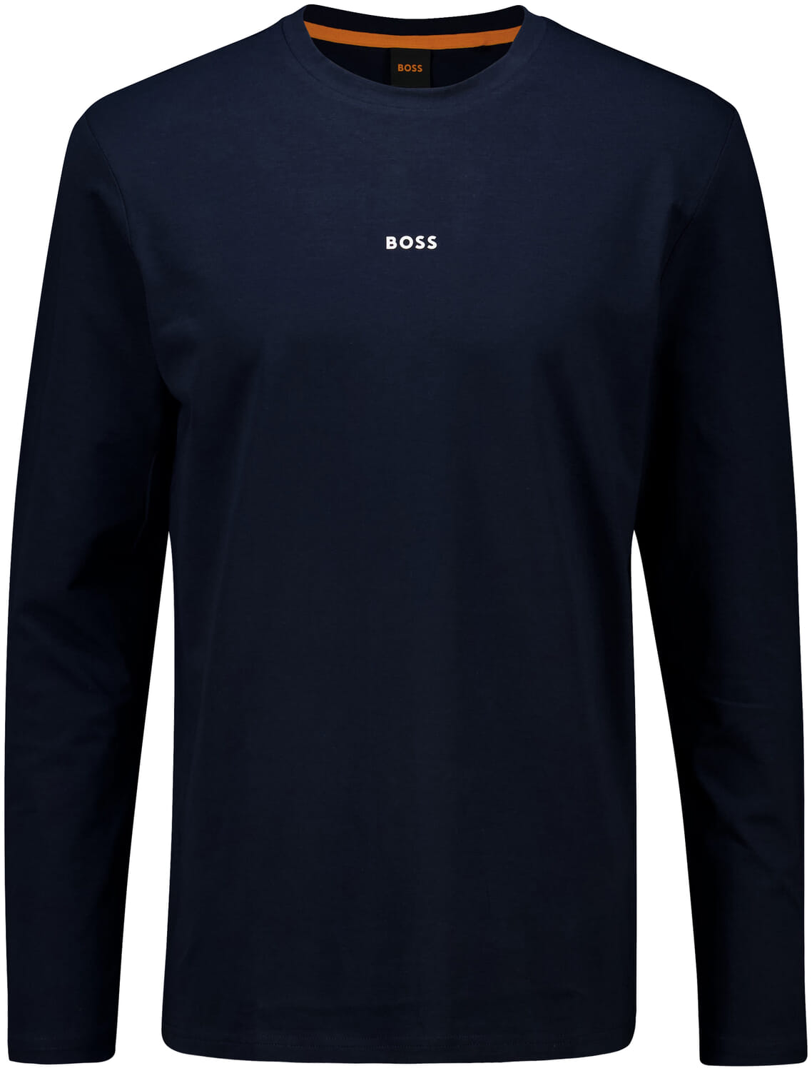Boss Orange Sweater Tchark Blauw