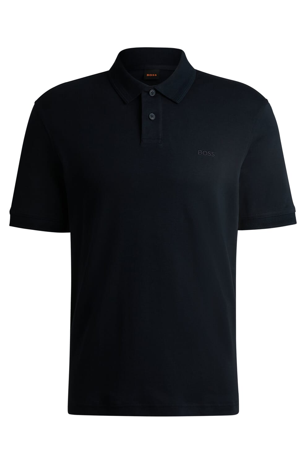 Boss Orange Polo Interlock Blauw