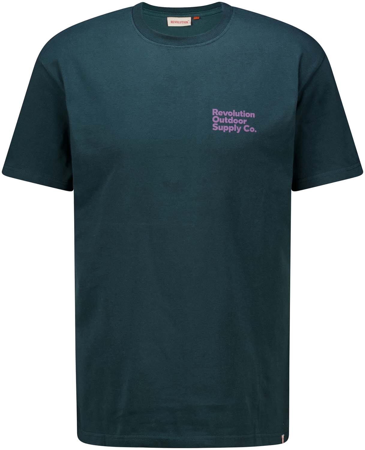 Revolution T-shirt Mou Groen