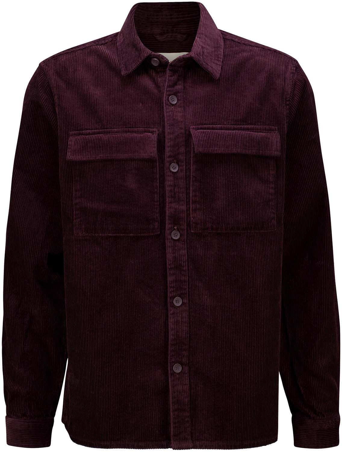 Revolution Overshirt Utility Bordeaux Rood