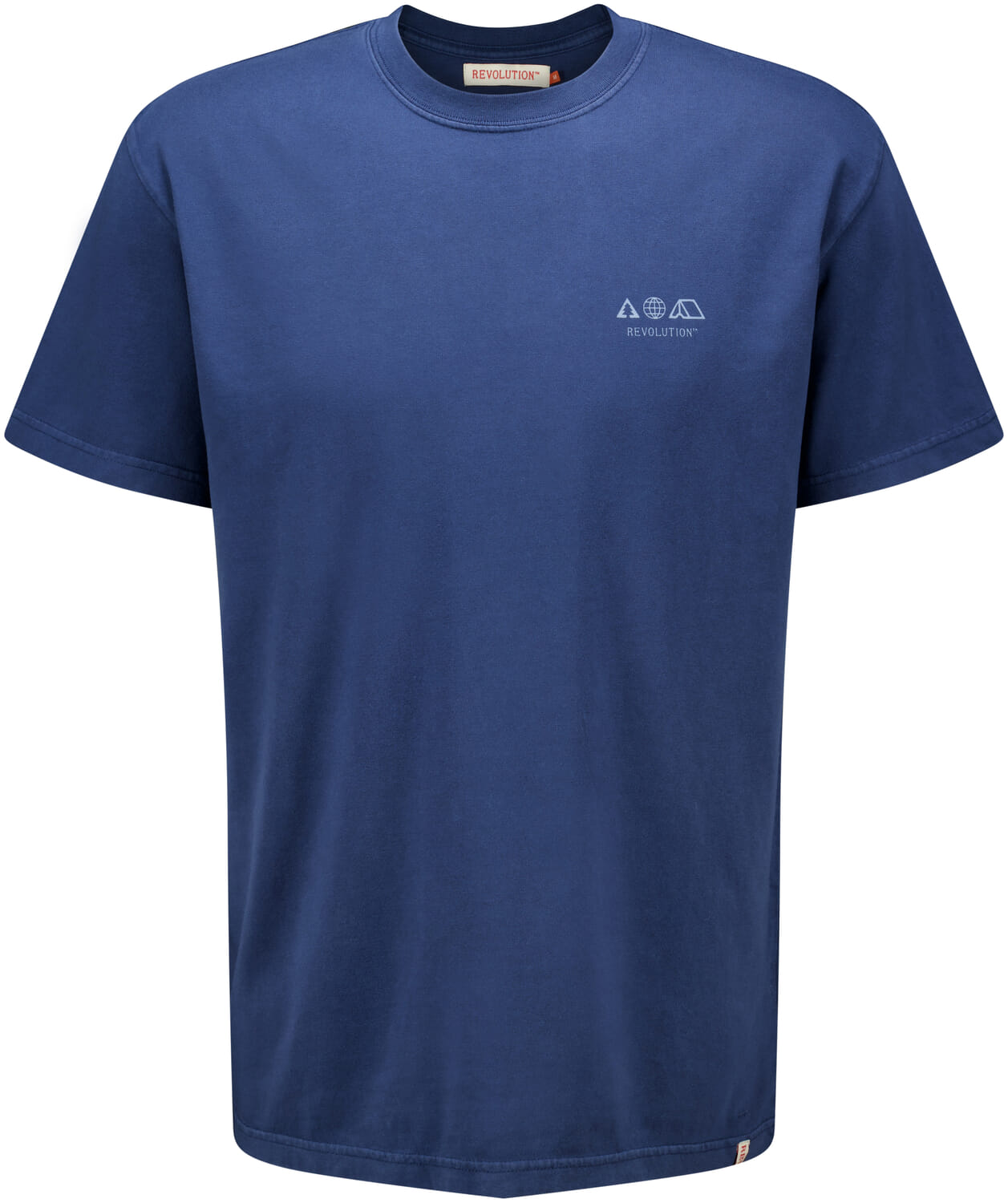 Revolution printed t-shirt Blauw
