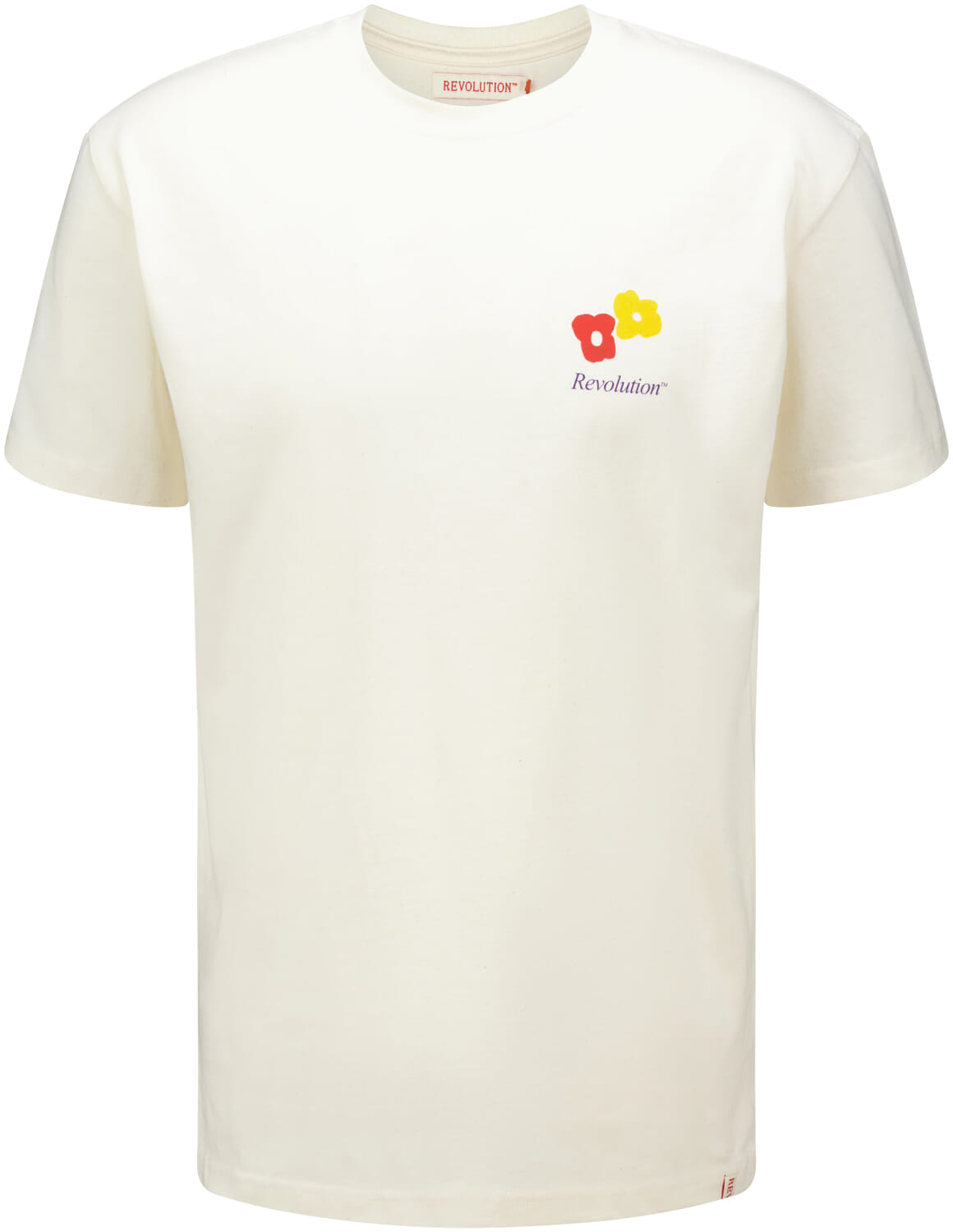 Revolution printed t-shirt Wit