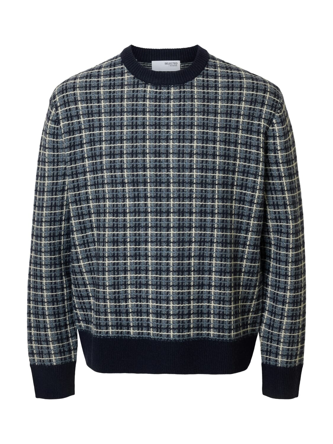 Selected Homme Trui Mikolas Relaxed Fit Navy