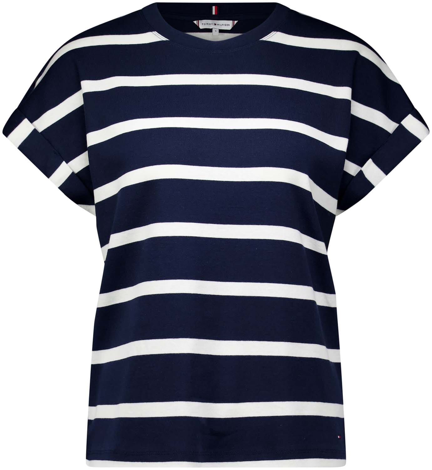 Tommy Hilfiger T-shirt Gold Buttum Blauw