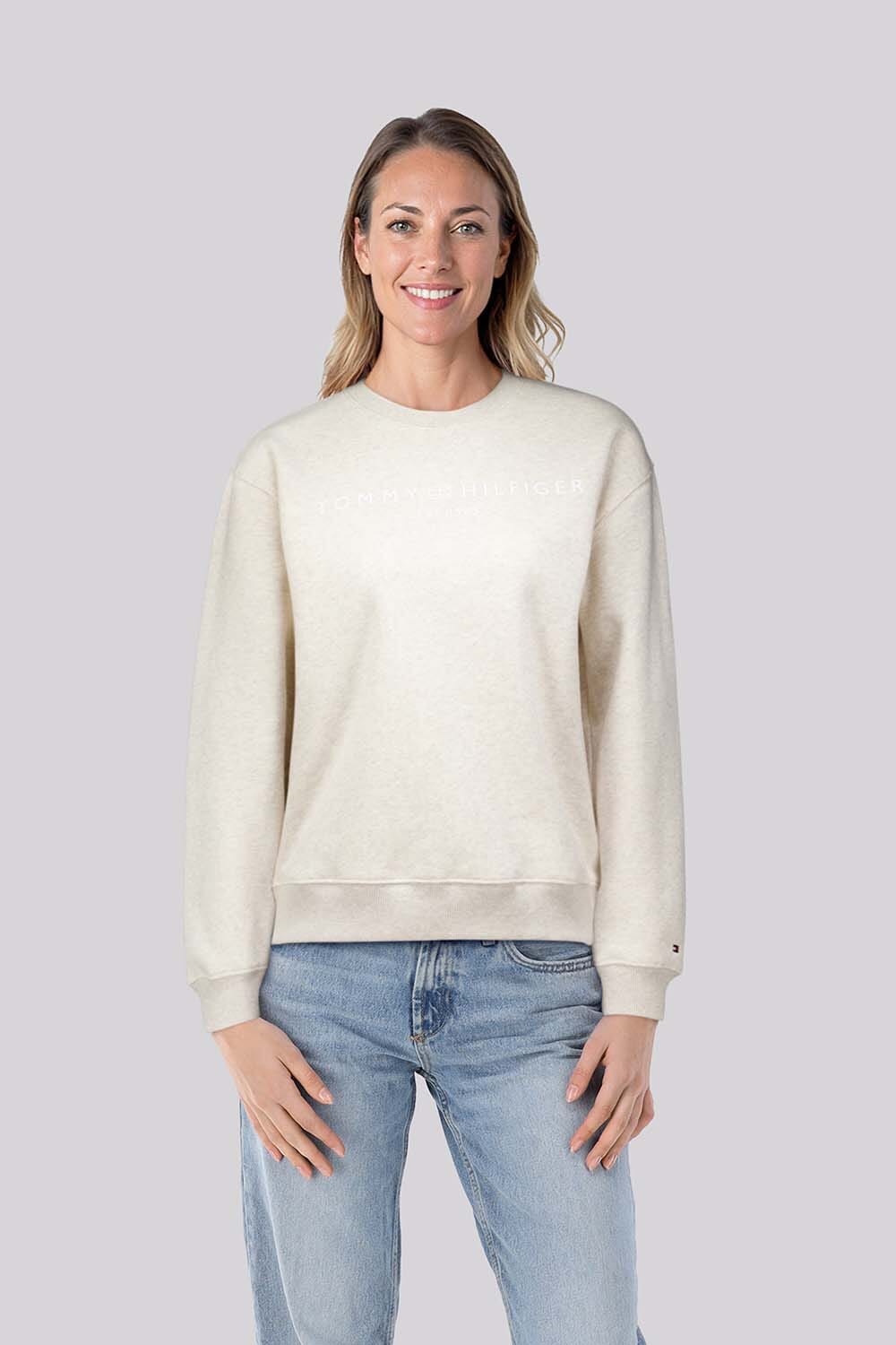 Tommy Hilfiger Sweater Corp Modern Beige