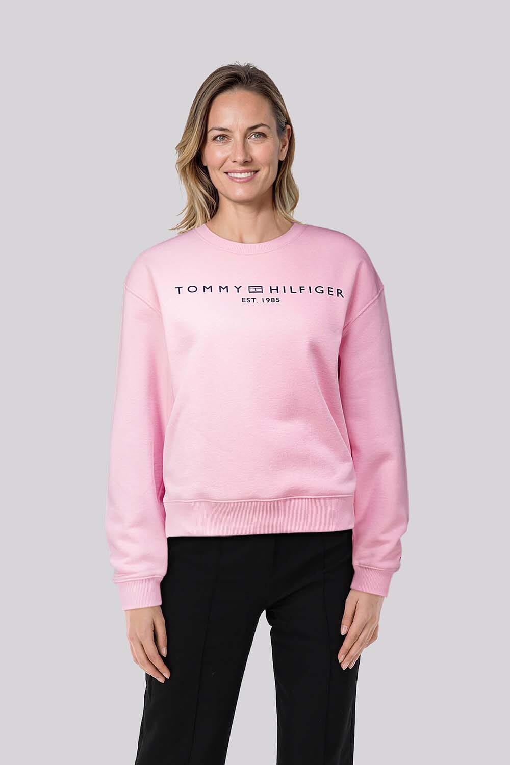 Tommy Hilfiger Sweater Corp Modern Roze