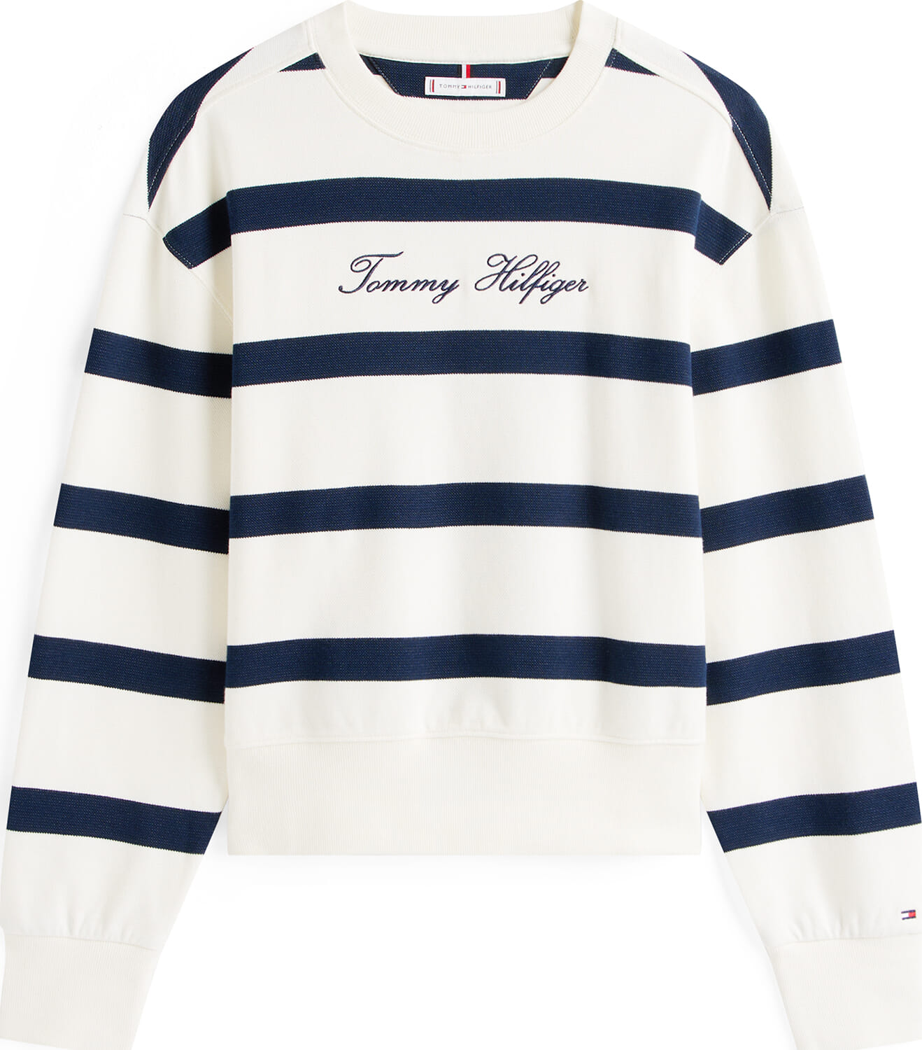 Tommy Hilfiger Sweater Scipt Blauw