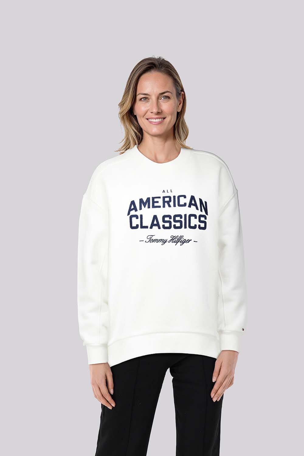 Tommy Hilfiger Sweater Varsity Wit