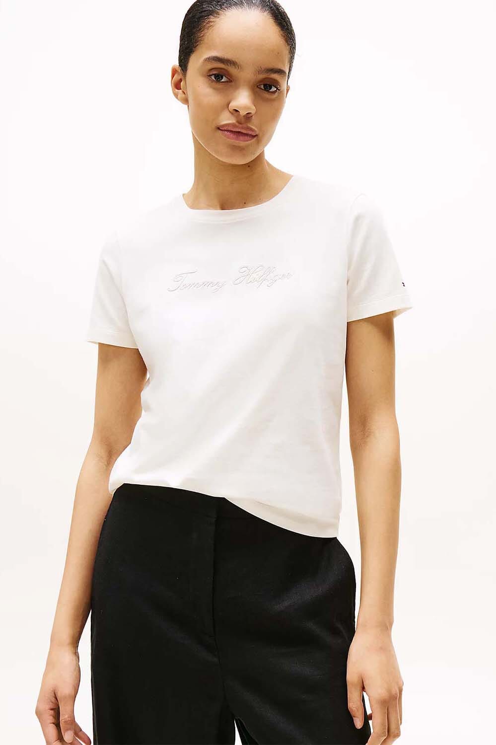 Tommy Hilfiger T-shirt Script Wit