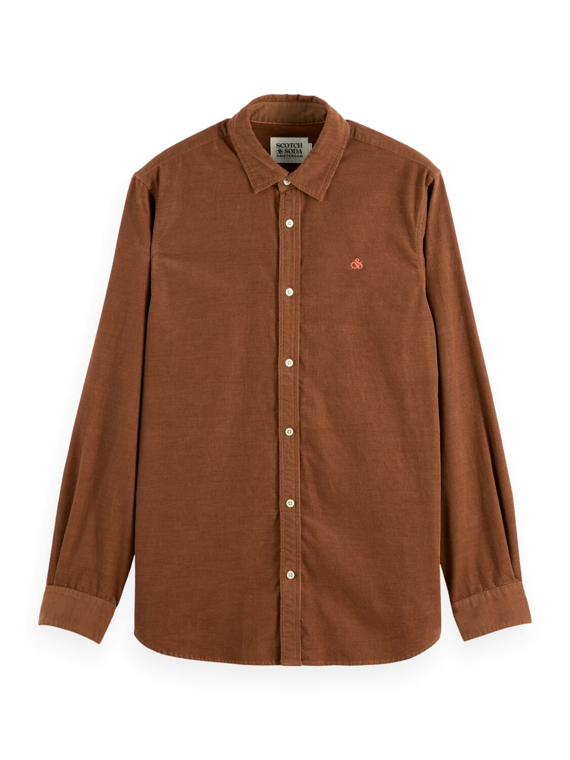 Scotch & Soda Overhemd  Bruin