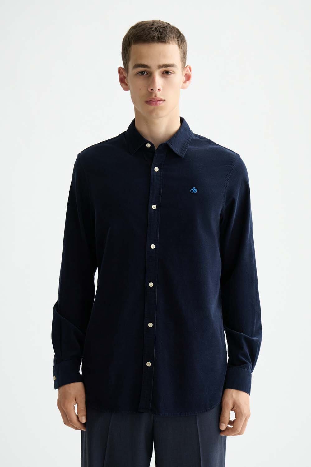 Scotch & Soda Overhemd  Blauw