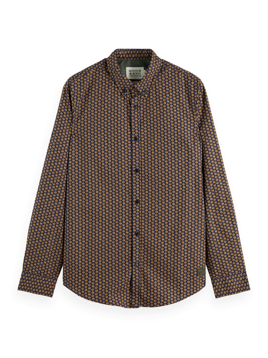 Scotch & Soda Overhemd AOP Blauw