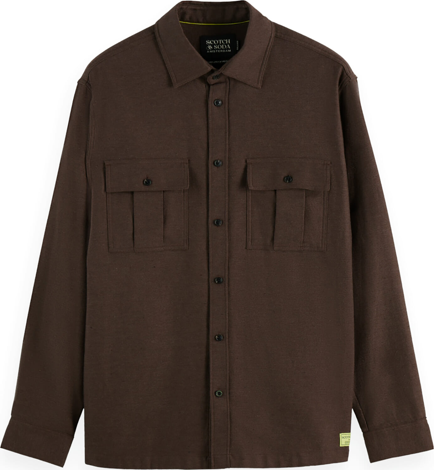 Scotch & Soda Overhemd Bruin