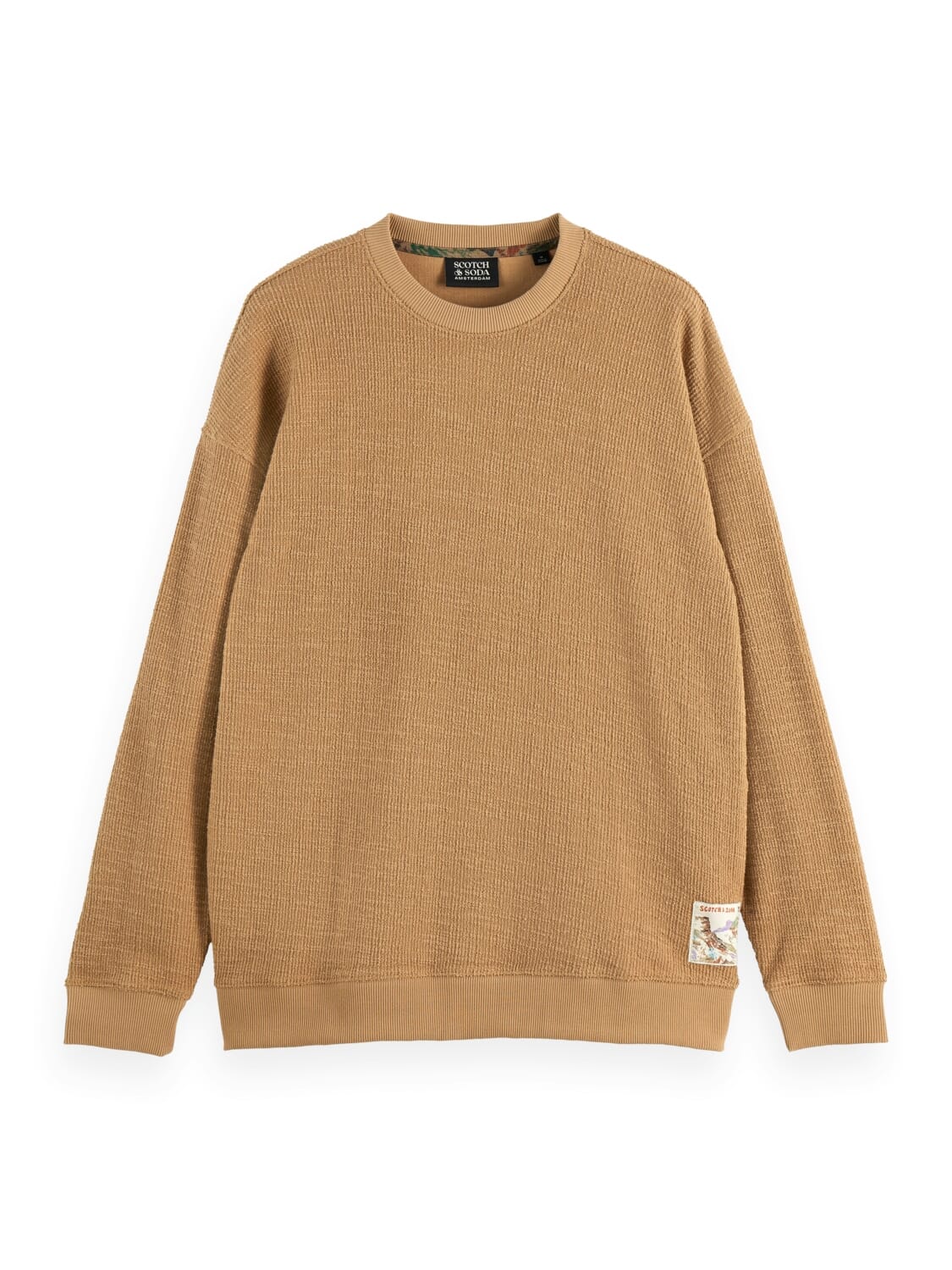 Scotch & Soda Sweater Textured Beige