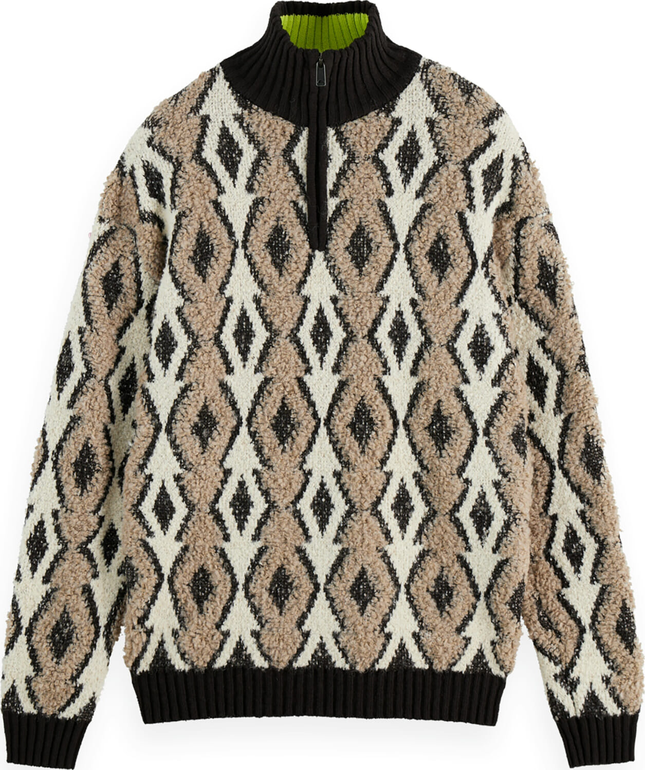 Scotch & Soda Trui Argyles Bruin