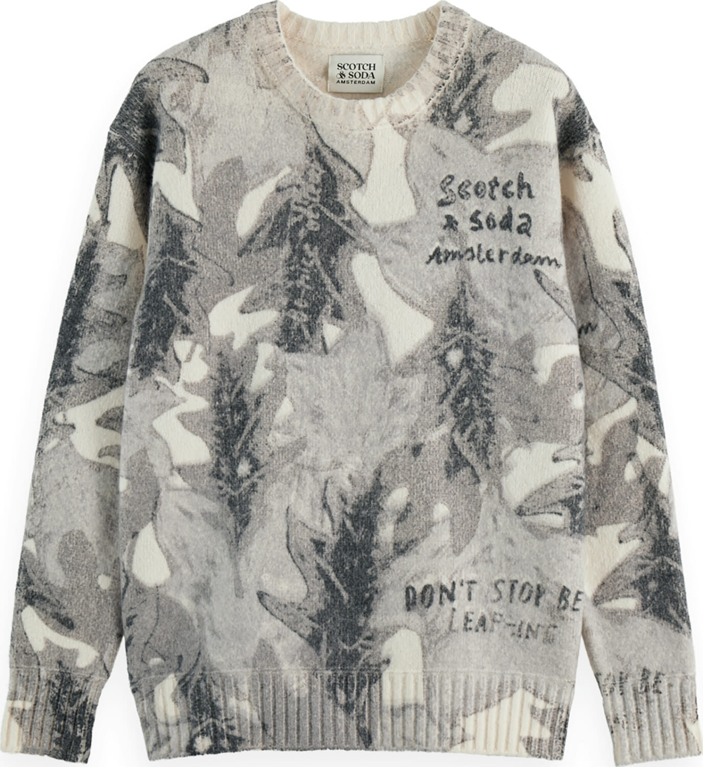 Scotch & Soda Pullover Printed Wit