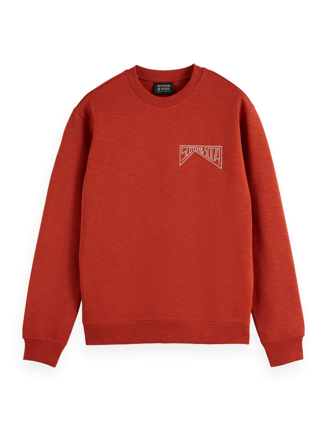 Scotch & Soda Sweater Logo Rood