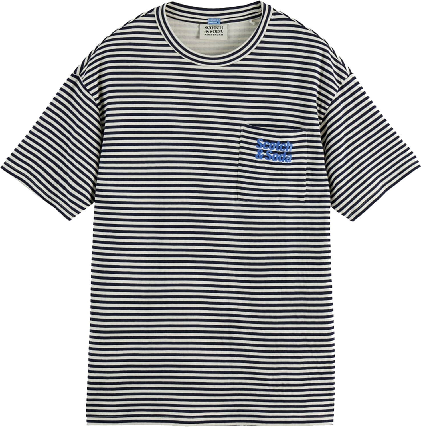 Scotch & Soda T-shirt Blauw