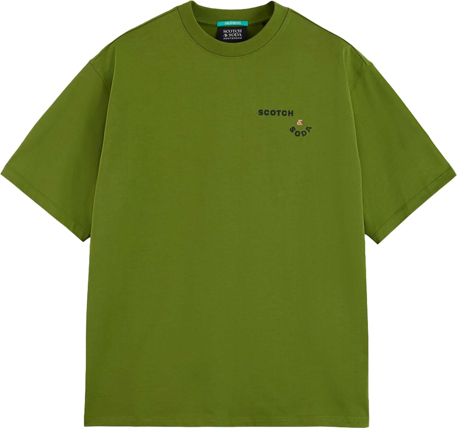 Scotch & Soda T-shirt Artwork Groen