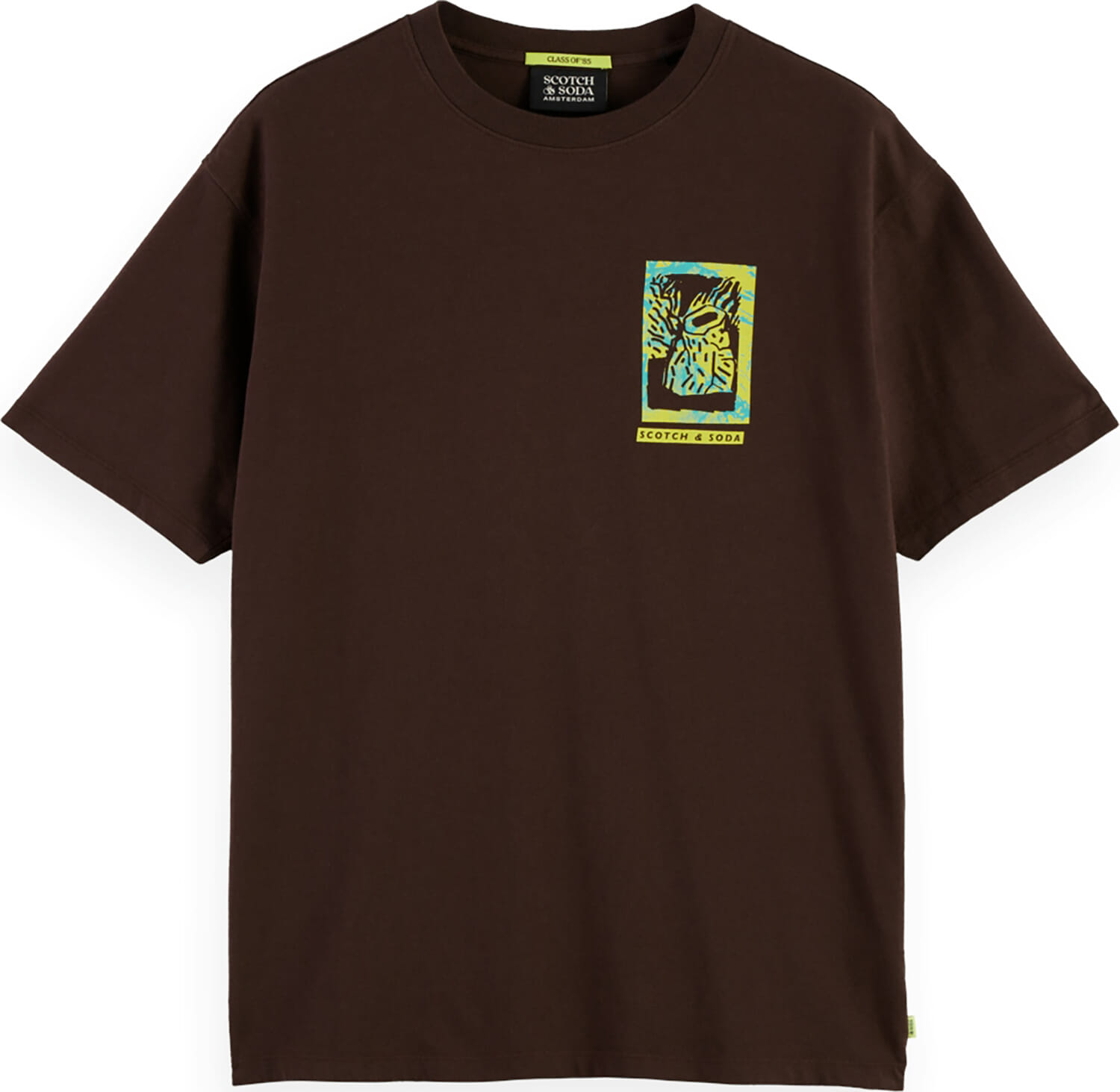 Scotch & Soda T-shirt Artwork Bruin