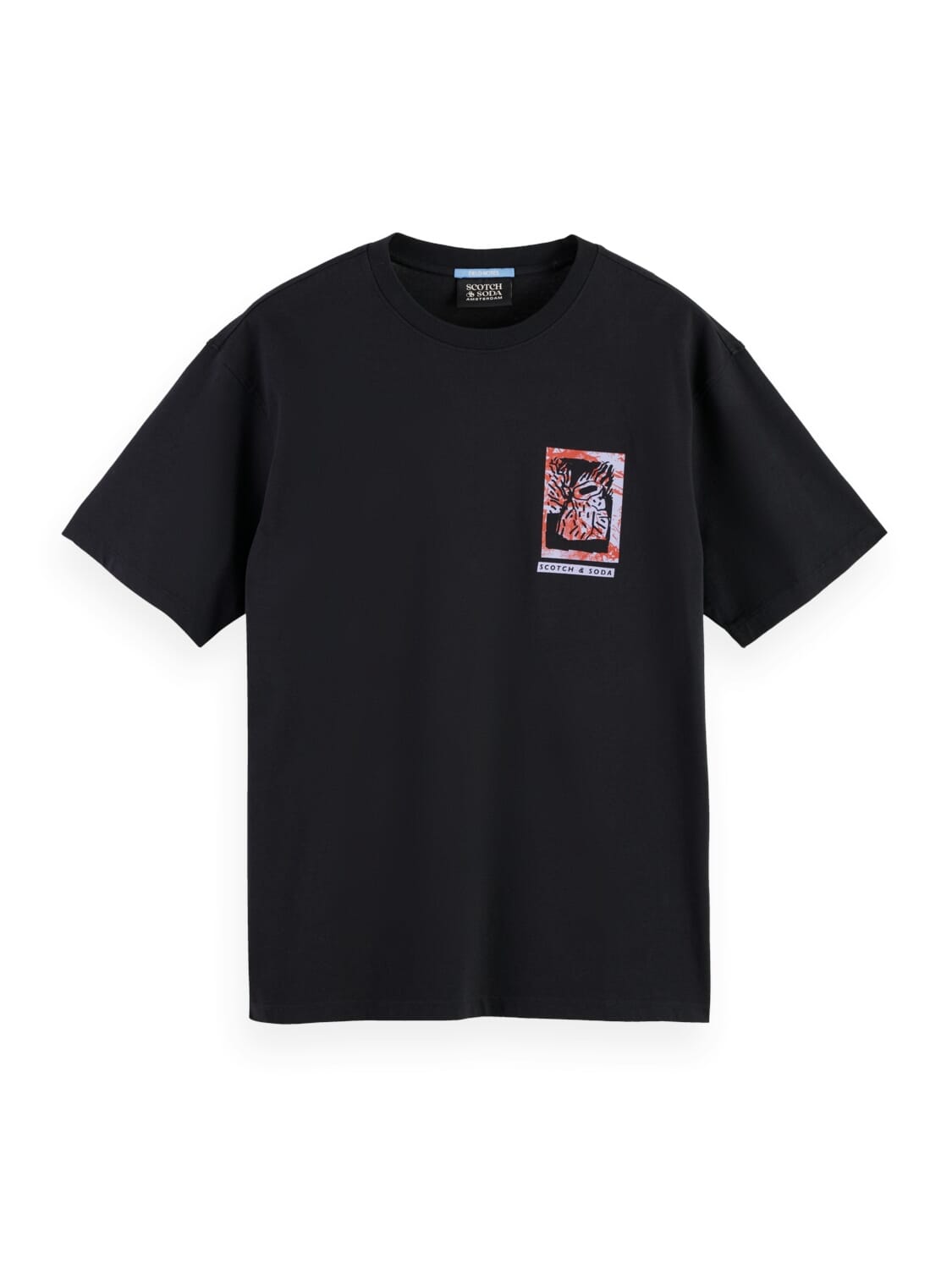 Scotch & Soda T-shirt Artwork Grijs