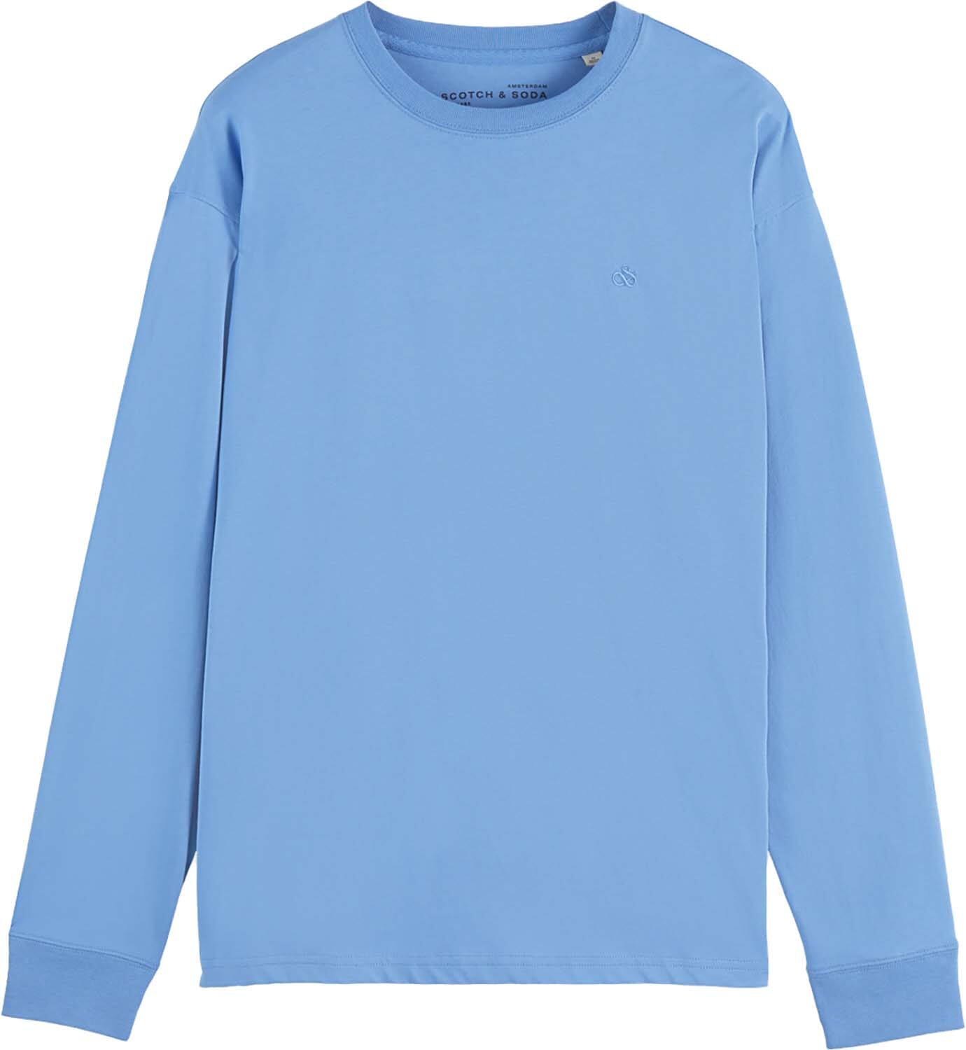 Scotch & Soda Longsleeve Logo Blauw