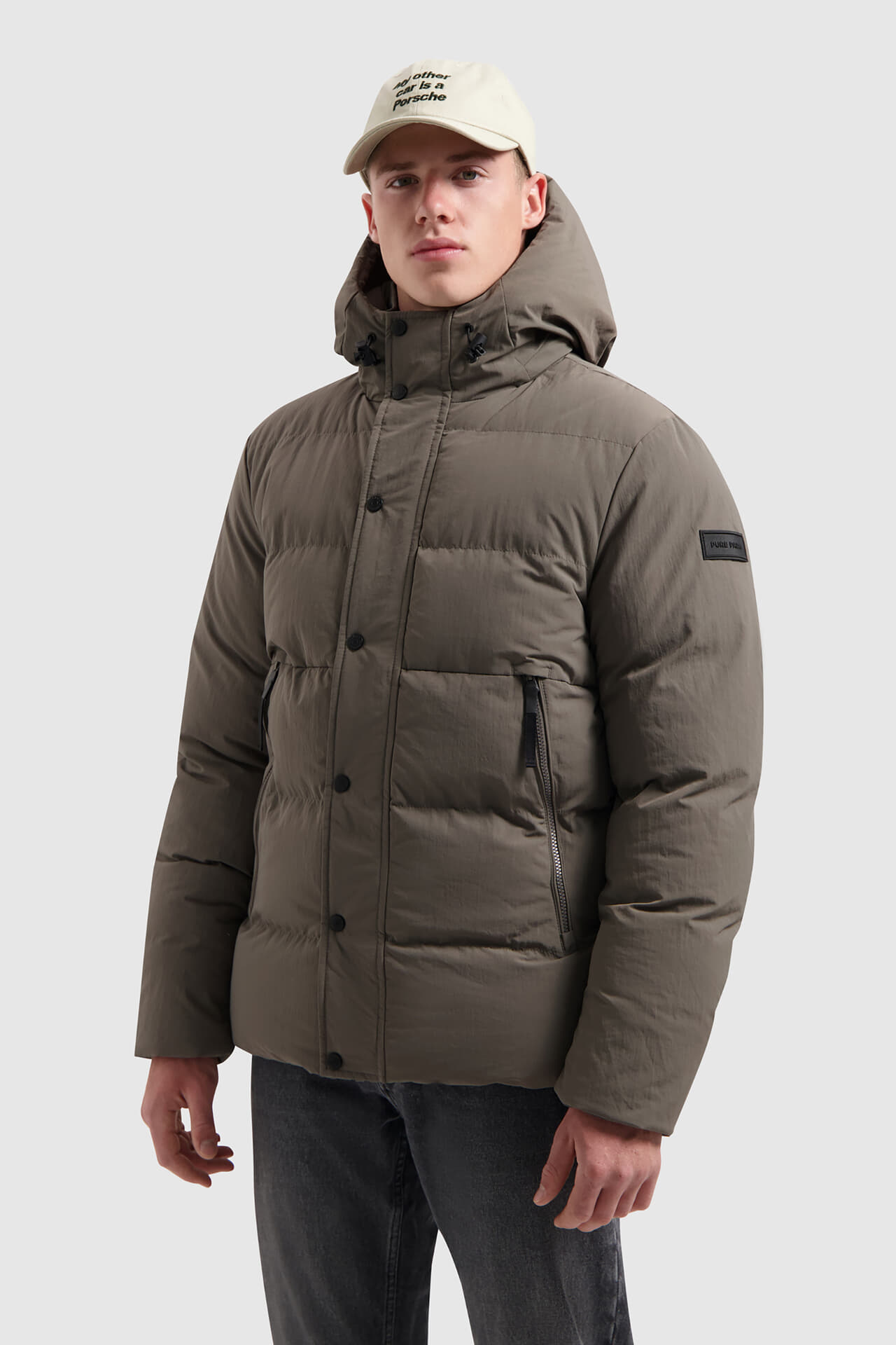 Pure Path Parka Jas Activewear Hooded Bruin