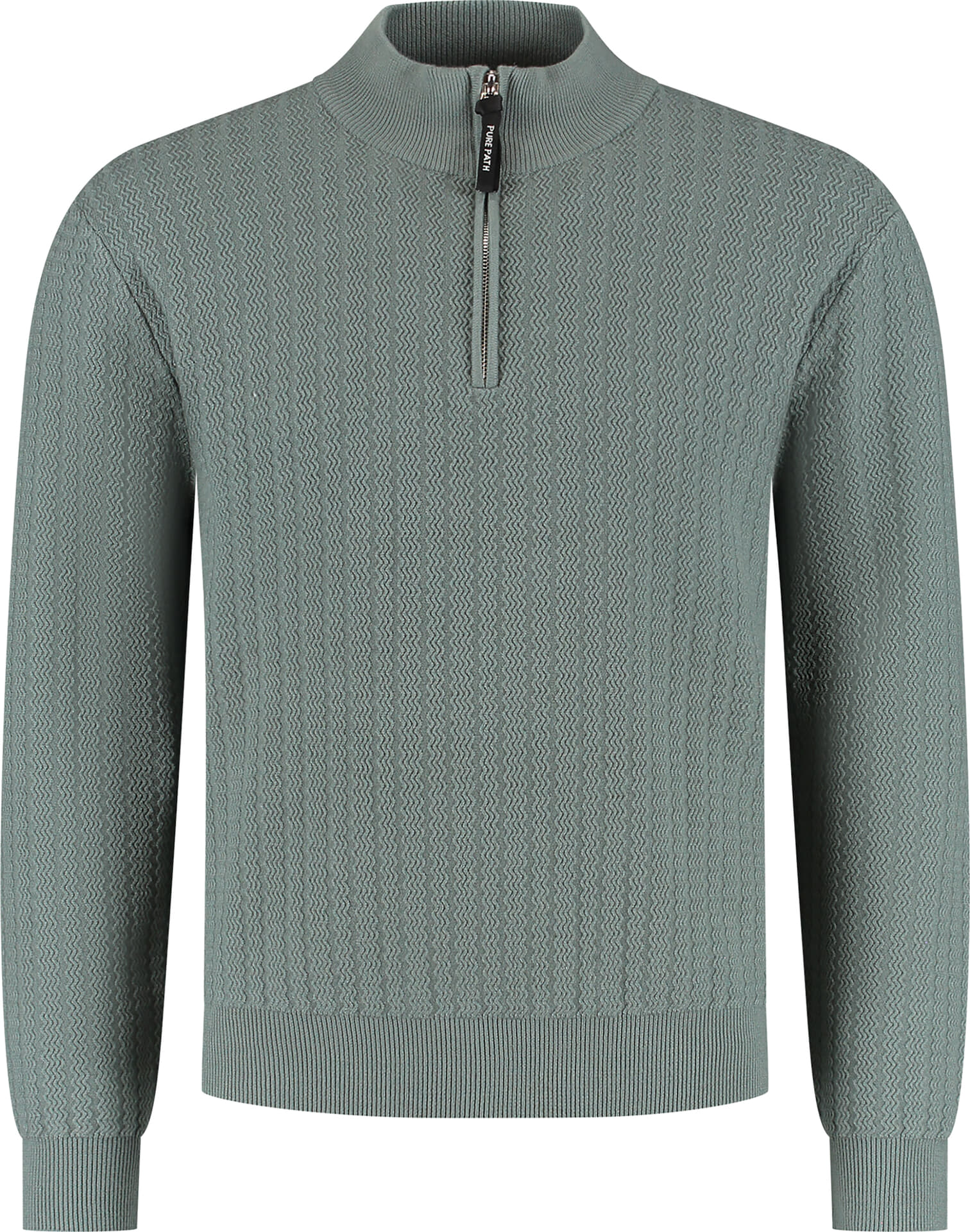 Pure Path Trui Zig Zag Groen