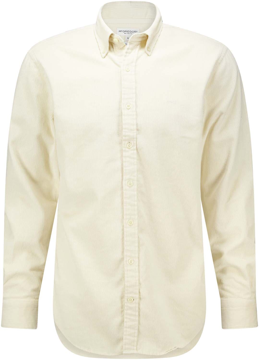 McGregor Overhemd Corduroy Off White