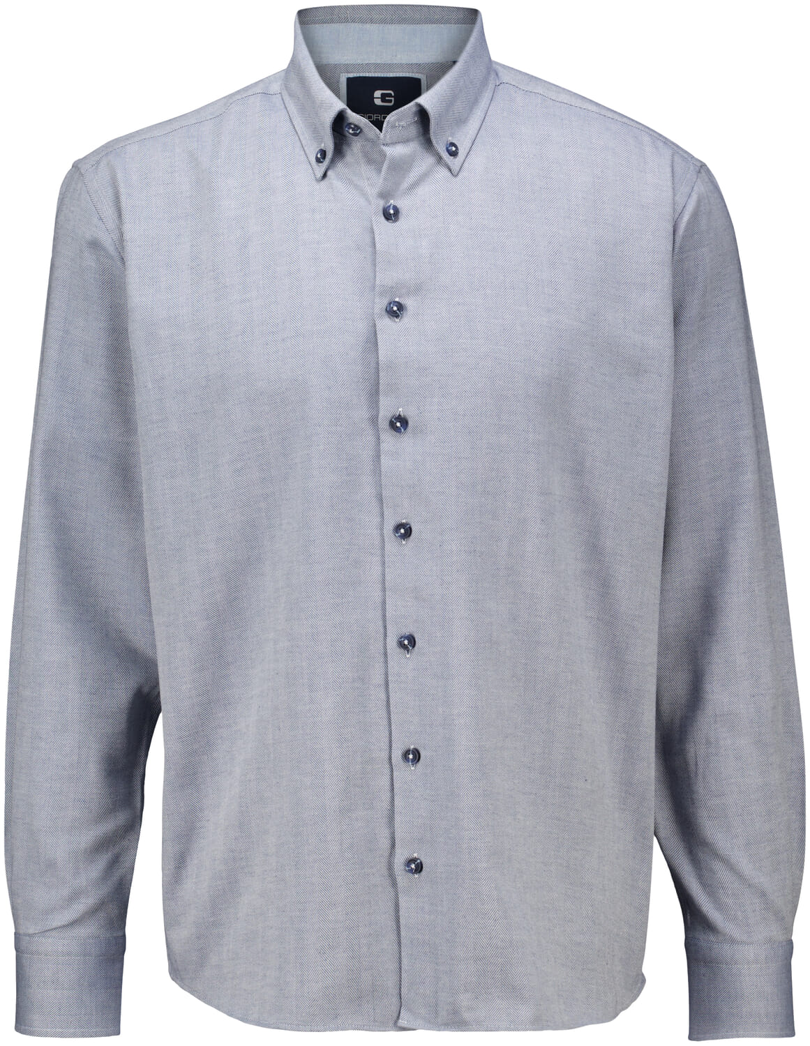 Giordano Overhemd Loretto Structured Blauw