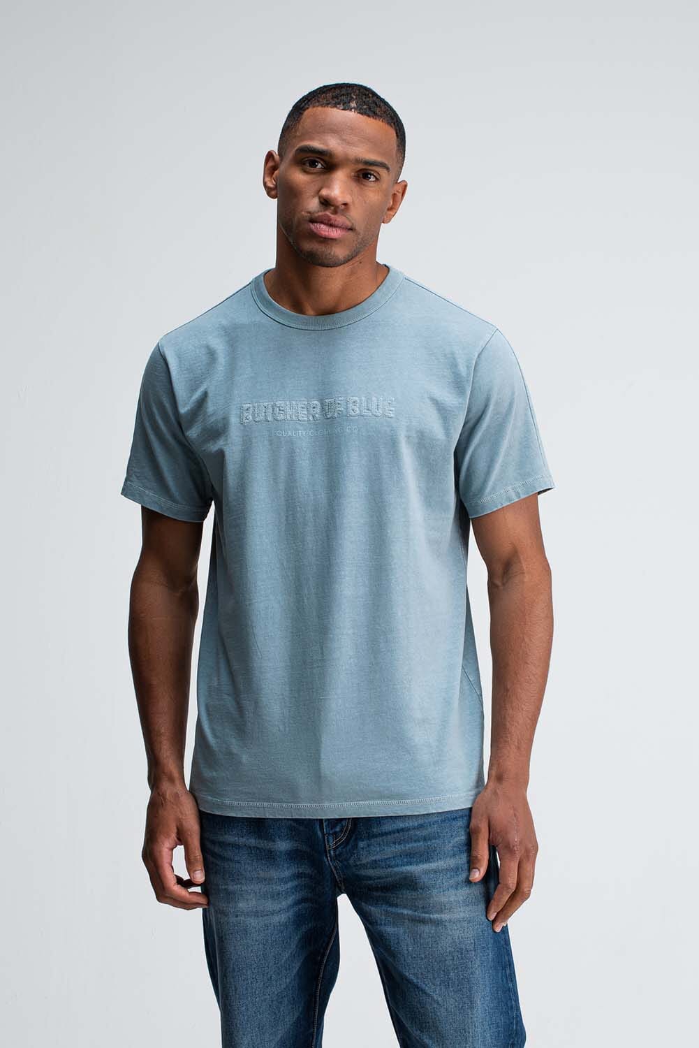 Butcher Of Blue T-shirt Corp Lock Blauw