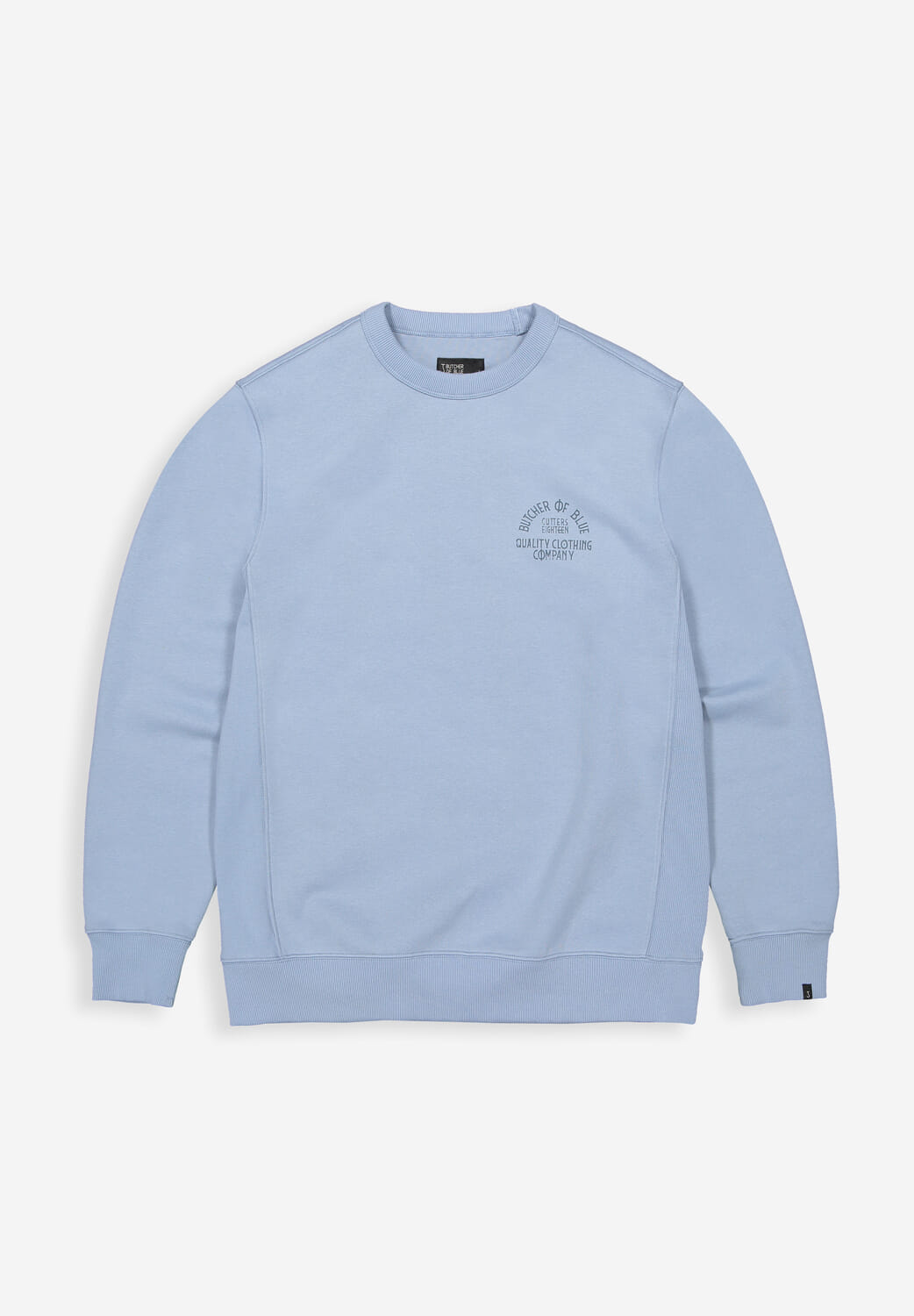 Butcher Of Blue Sweater Frat Crew Blauw
