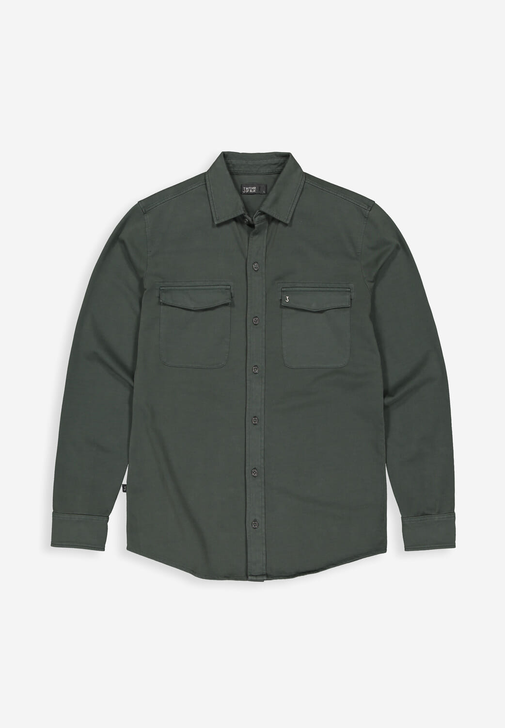 Butcher Of Blue Overshirt Finn Pocket Jersey  Groen